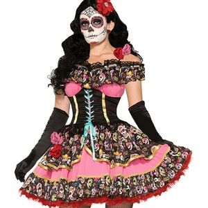 Forum Novelties Women's Day Of Dead Senorita Costume